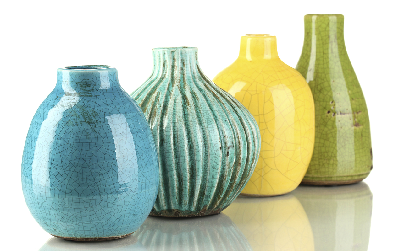 Keramikvaser I Logofarver