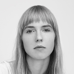 Emilie Bobek portræt sort-hvid