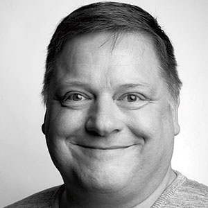 Portrætfoto Andy Villadsen sort/hvid