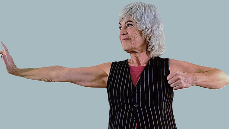 Gro Barlebo i QiGong-positur